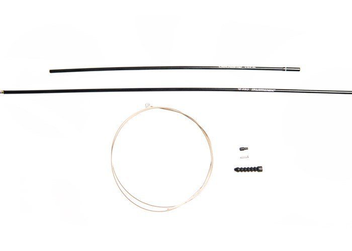 Brompton LH - Brake cable + outer front - M Type (Reversed) (5053099029334)