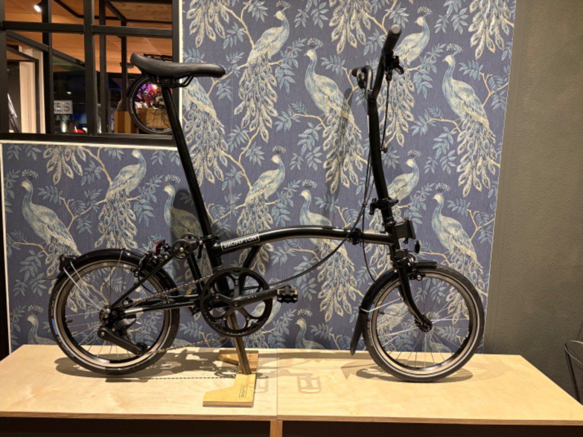 Brompton C-Line High Urban (H4L) Ext Wide Black Matt 2026 (H4L0BBB06CW0R000C0070120BBBB00)