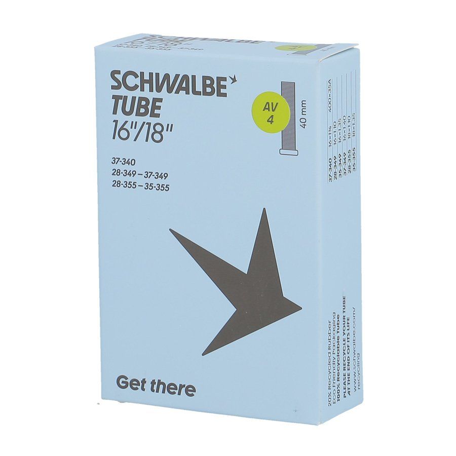 Schwalbe binnenband av4 16/18 40mm (4026495929967)