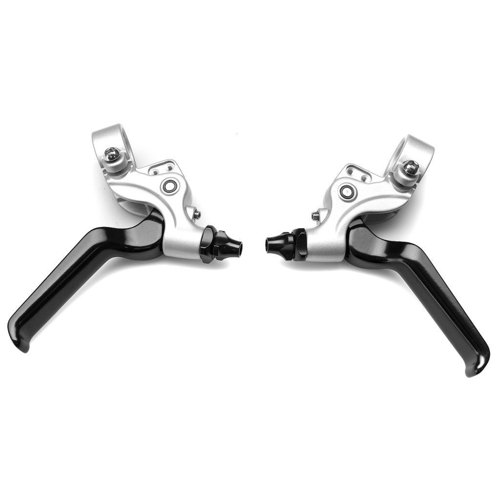 Brompton Brake Lever Set - LH + RH (Silver/Black) (5053099002696)