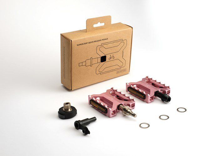 Brompton Superlight Quick Release Pedals, Pink (5053099268955)