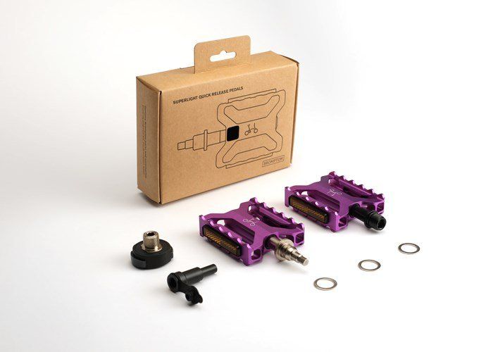 Brompton Superlight Quick Release Pedals, Purple (5053099268986)