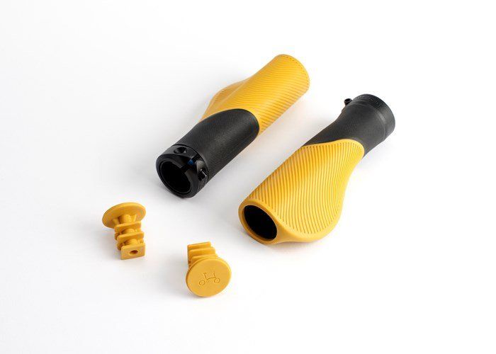 Brompton ergonomic grips, gold (5053099268863)