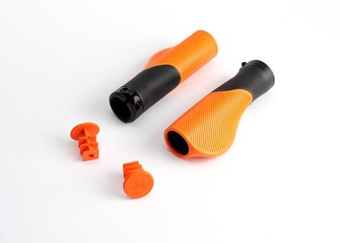 Brompton Ergonomic Grips, Orange (5053099268832)