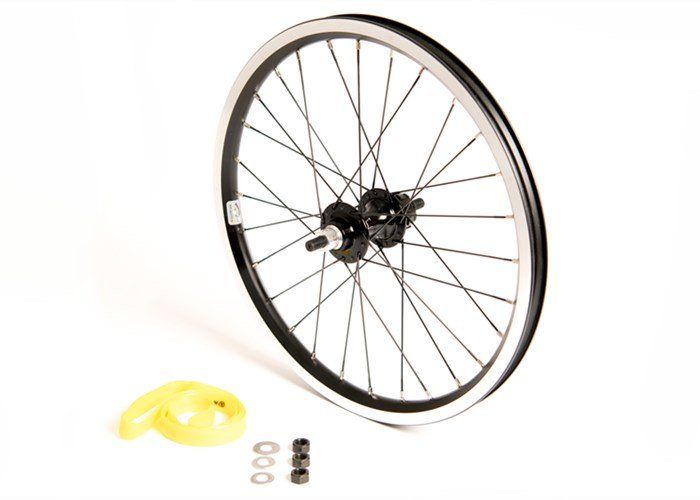 Brompton Rear wheel incl fittings - 1 / 2-spd (Black) (5053099001521)