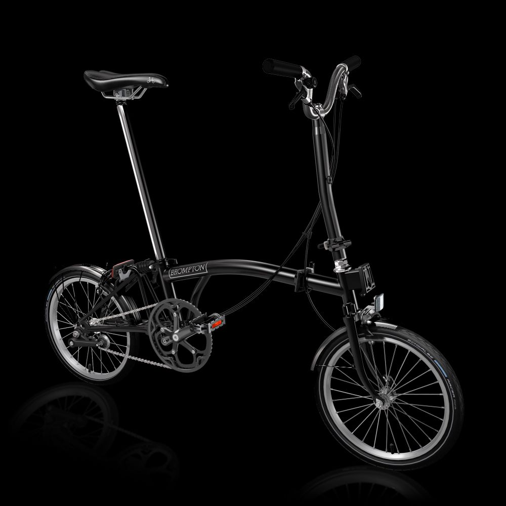 Brompton C-line High Urban Ext Wide (H2L), Black