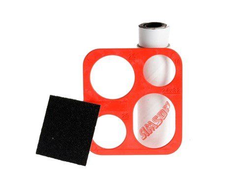 Simson werkplaatspleister 7x20cm met sjabloon (8711646205361)