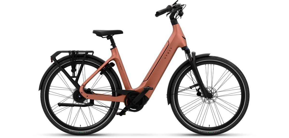 Vyber XCITEMNT D53 Lage instap Electric Peach 53cm 2026 (8721264010469)