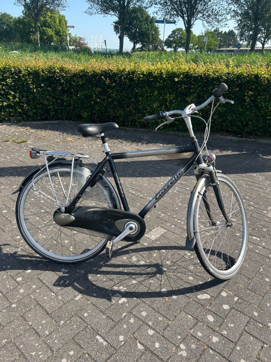 Gazelle Orange Heren Zilver / Blauw 53cm 2010 (F.16228)