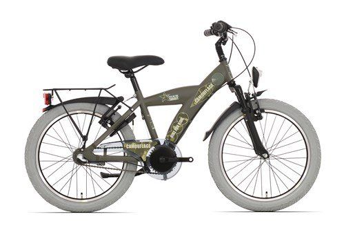 Bike fun kids Camouflage Jongens Mat Groen 20" 2025 (8716637052122)
