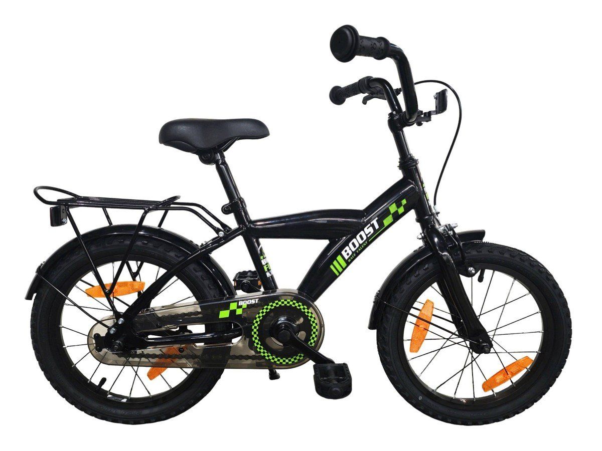 BIKE FUN KIDS BOOST Jongens Zwart 16' 2026 (8716637053129)