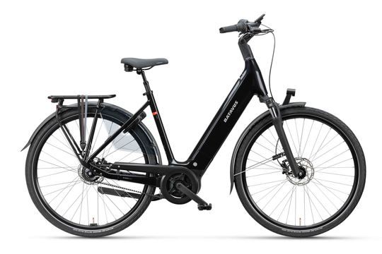 BATAVUS Finez E-Go Power Exclusiv LAGEINSTAP Zwart Glans 57cm 2024 (8713568497114)