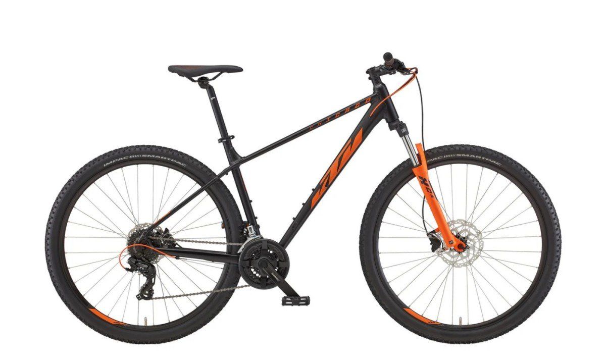 KTM CHICAGO 272 Heren Black Matt (orange) L 2024 (022814118)