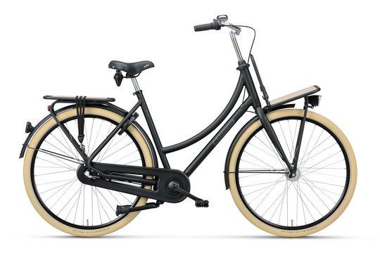 BATAVUS Packd-3 DAMES Zwart Mat 55cm 2025 (8713568420662)