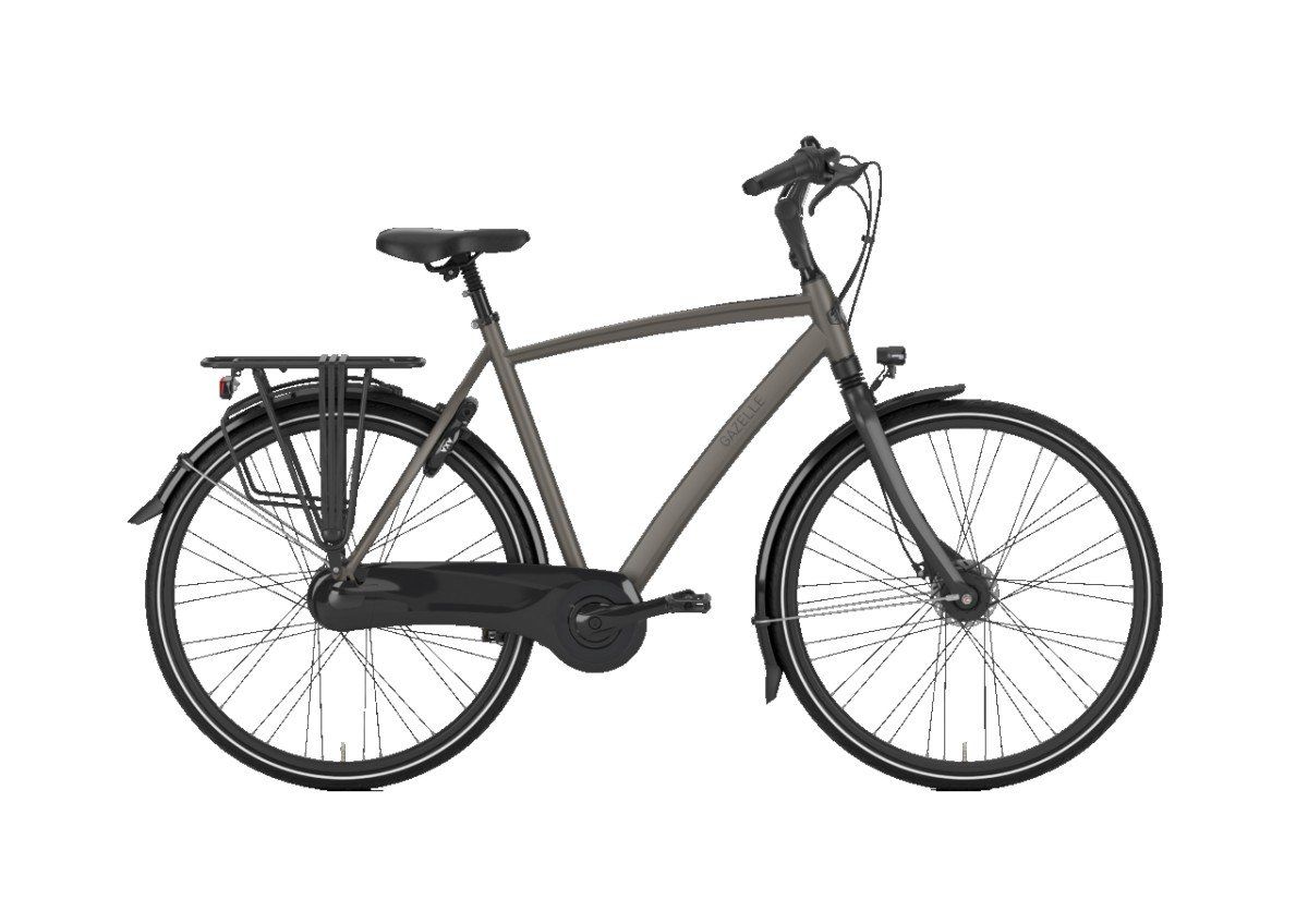 GAZELLE CHAMONIX C8 H57 Stone brown T8 (Mat) Heren Stone Brown 57cm L 2020 (8717231335314)