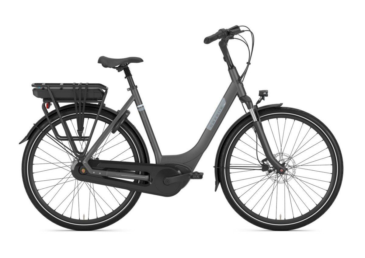 GAZELLE Paris C7+ DAMES Anthracite Grey Mat 49cm 2024 (8717231365892)