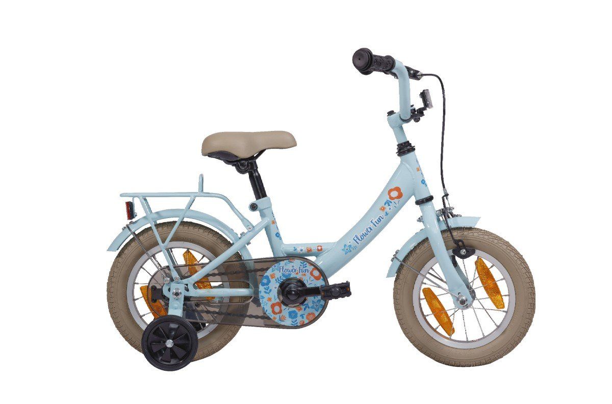 Bikefun FlowerFun 12" Meisjes Blauw 21cm 2025 (8716637051408)