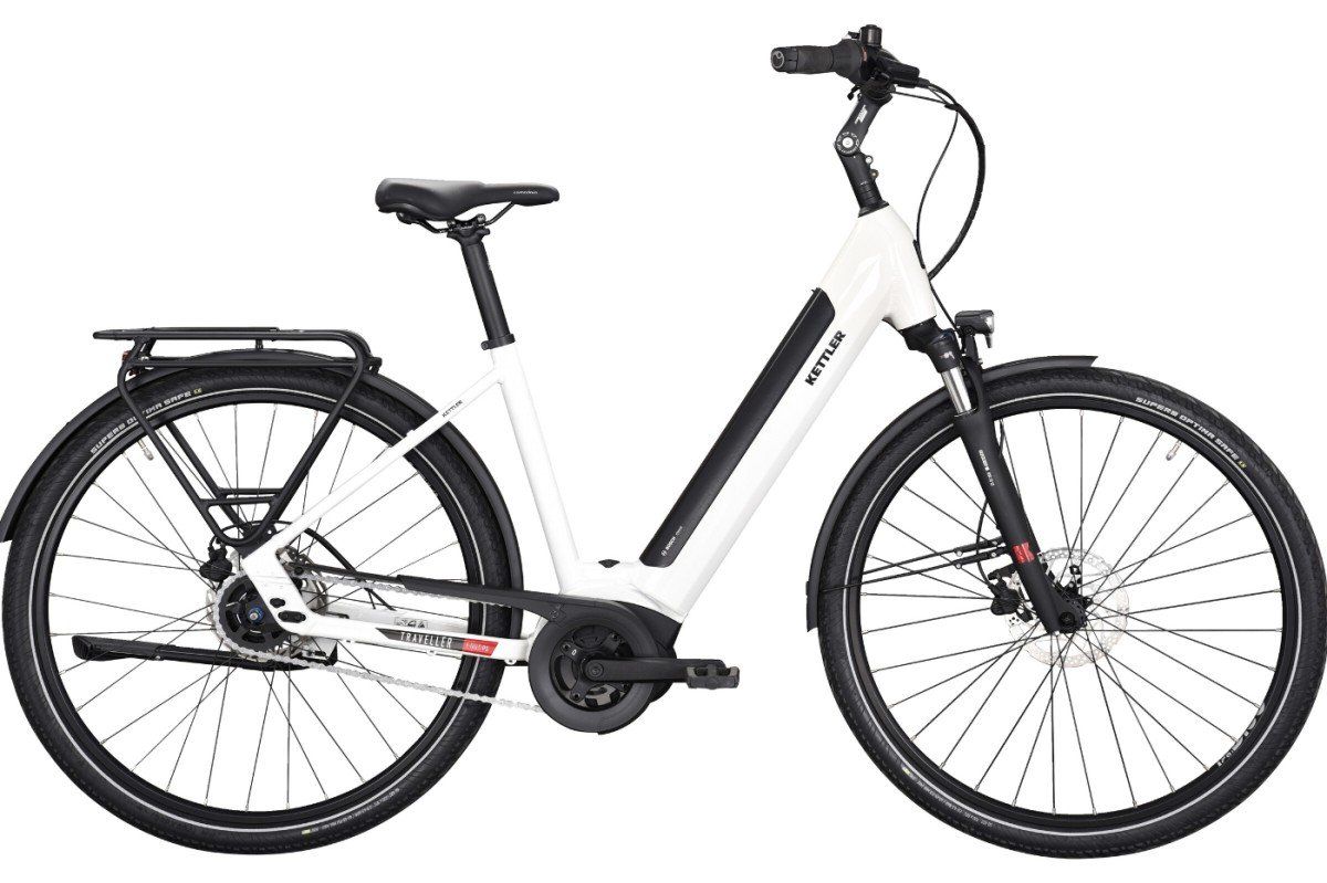 Kettler E-TRAVELLER GOLD P5 FL Lage instap White Alysium Shiny 28 Inch 55cm 2025 (4251238575624)