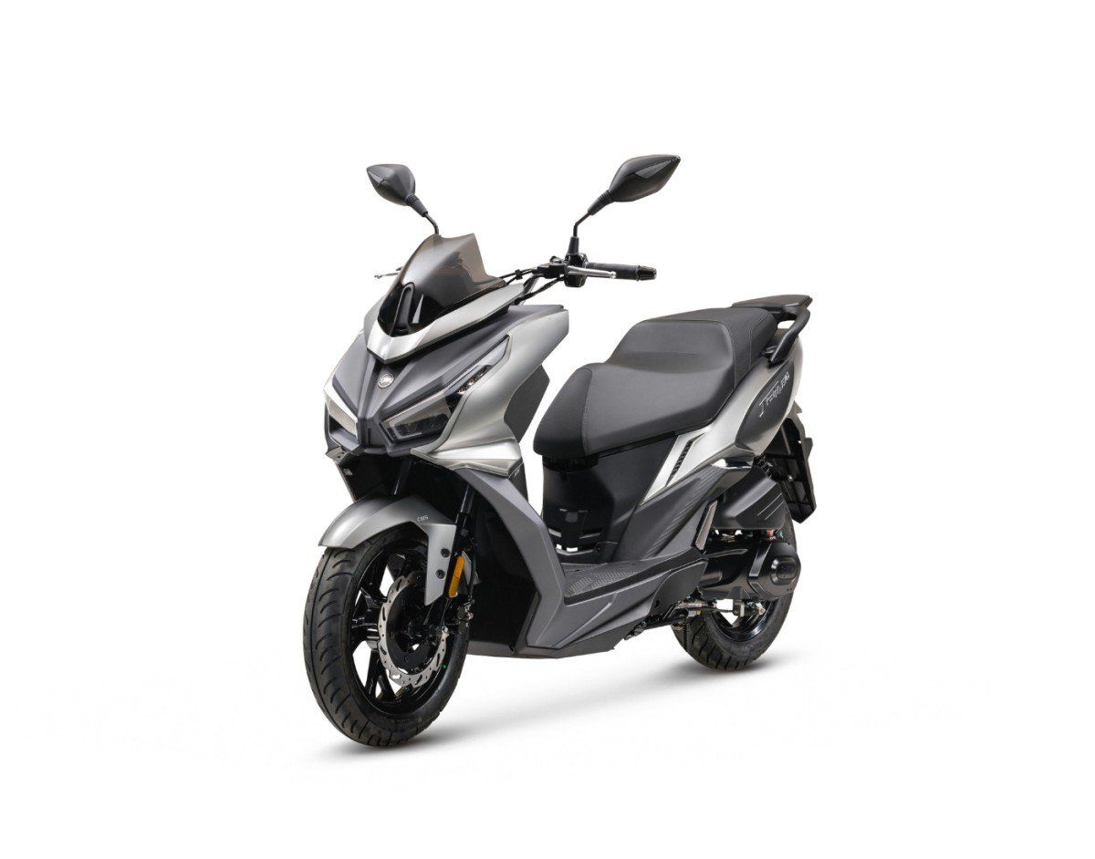 SYM Jet 14 evo 125cc 1-cilinder, 4-takt, luchtgekoeld, injectie Space grey 2025 (F.98174)