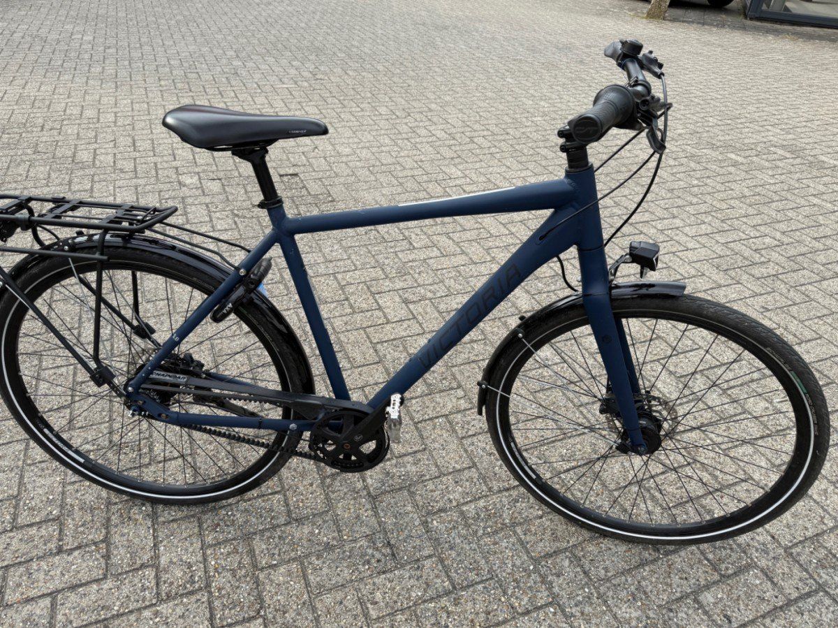 Victoria Rad Trekking 5.8 28/55 Heren Steel Blue Matt/zilver 55cm 55 cm 2020 (4250311346298)