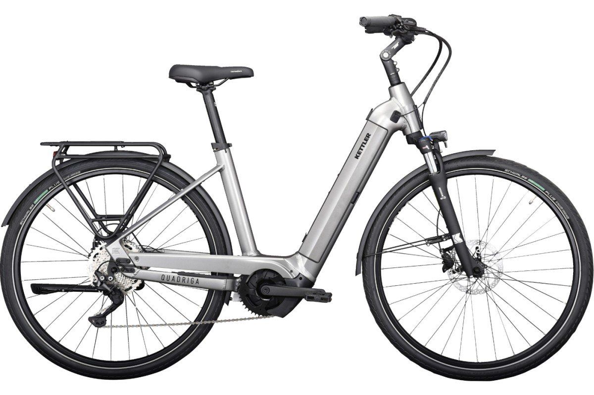 Kettler QUADRIGA P10 Lage instap Chrome Matt 28 Inch 53cm 2024 (4251238565649)