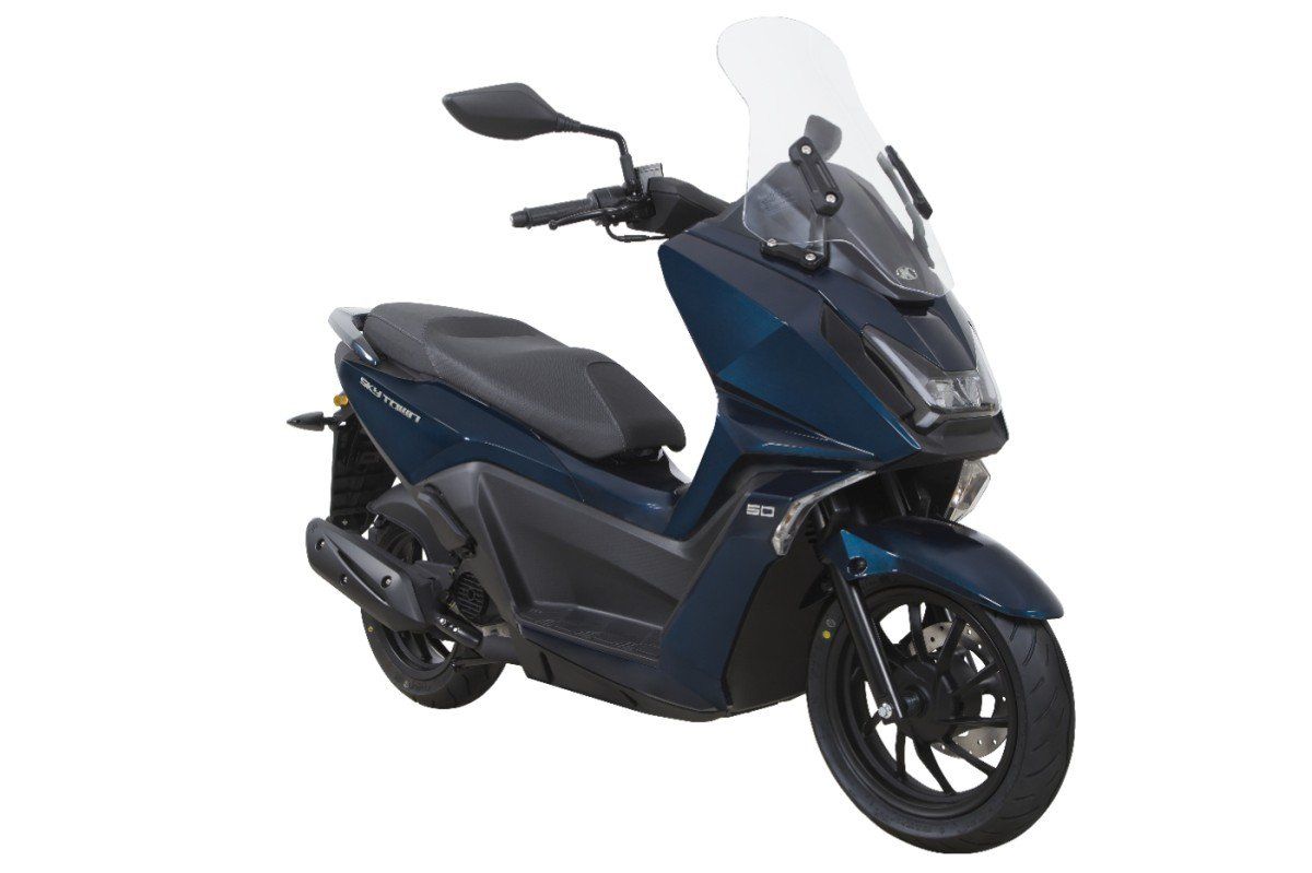 Kymco Skytown 50i 1-cilinder, 4-takt, luchtgekoeld, injectie Blauw 2025 (8717688503908)