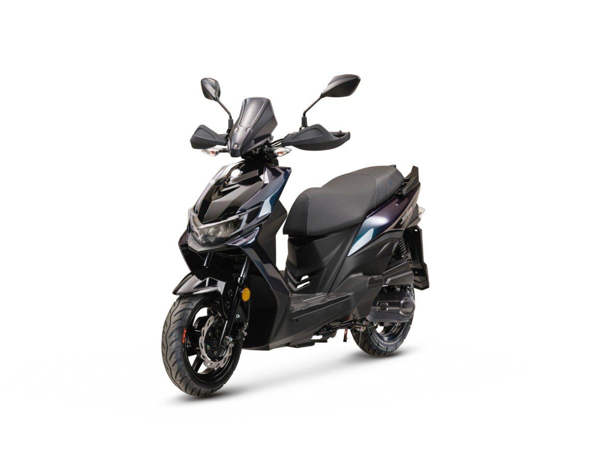 SYM Jet4 RX 1-cilinder, 4-takt, luchtgekoeld, injectie Night purple black 2026 (F.102520)