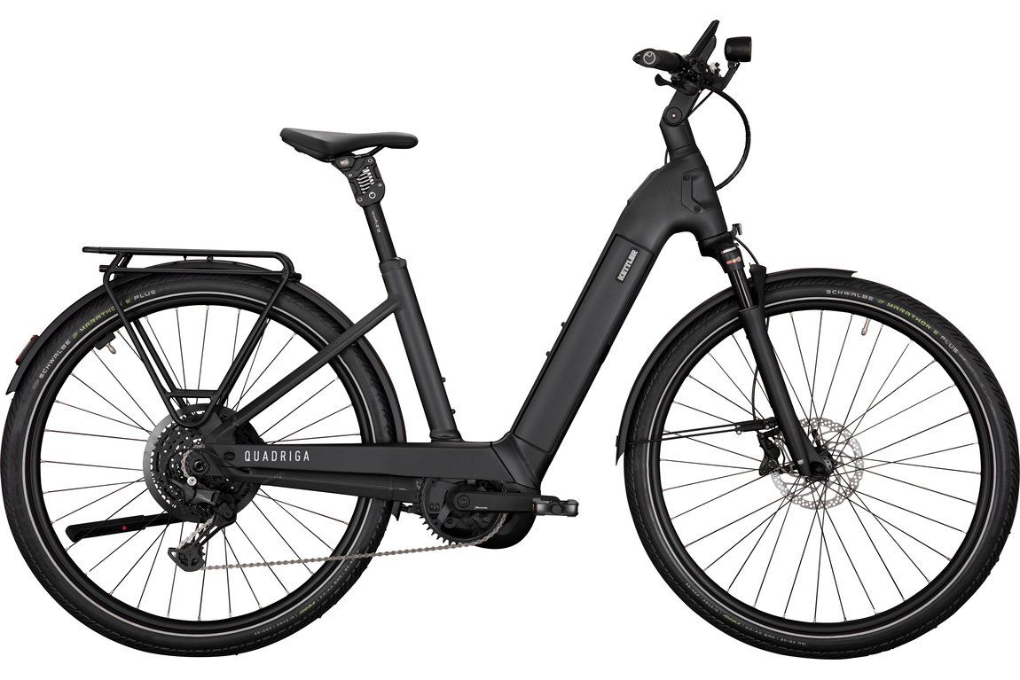 Kettler QUADRIGA CX10 (800wh) Lage instap Black Matt 28 Inch 48cm m 2026 (4251238584848)