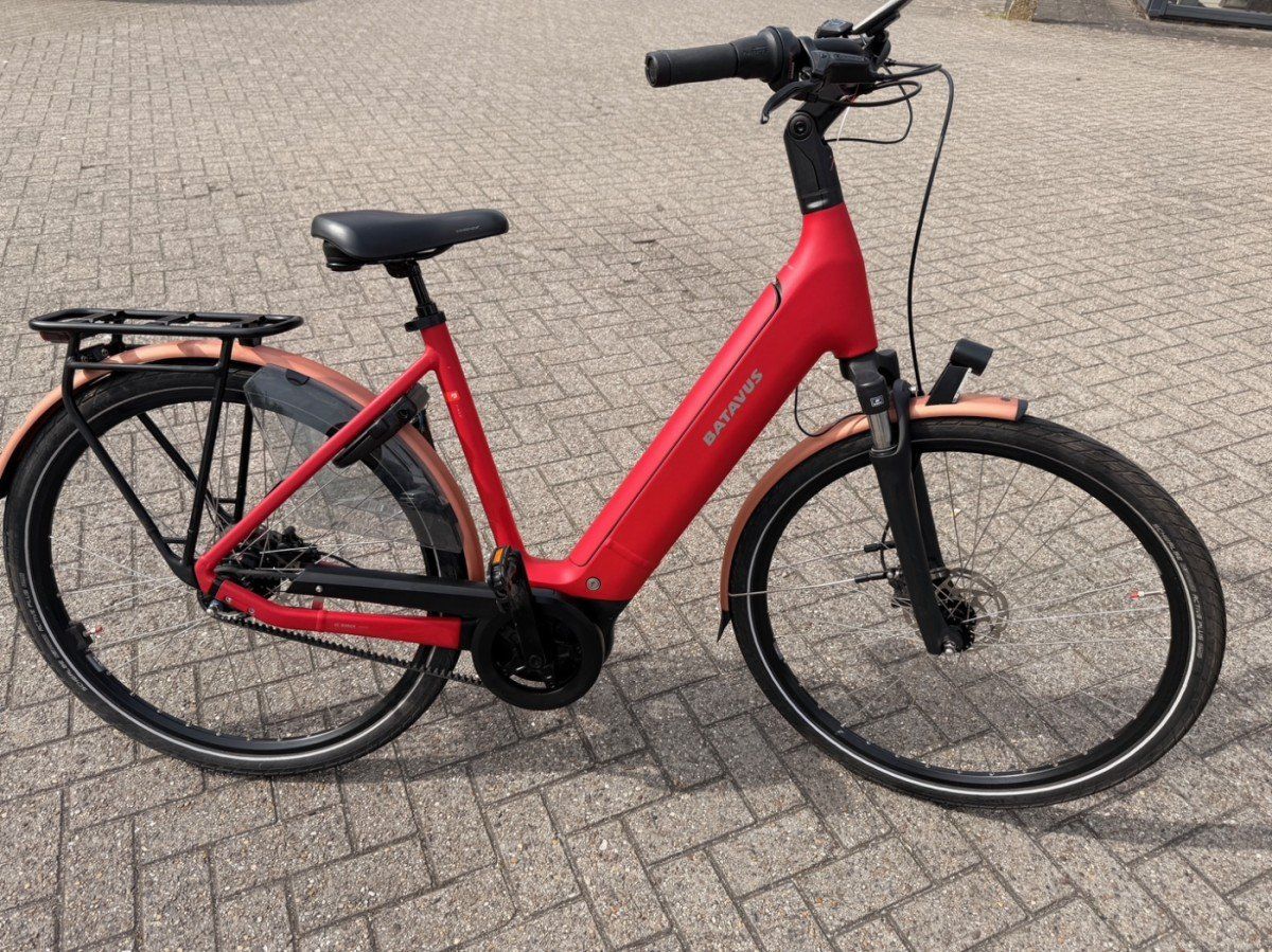 BATAVUS Finez E-Go Power Exclusiv Lage instap Roest Oranje mat 53cm 2024 (8713568520331)
