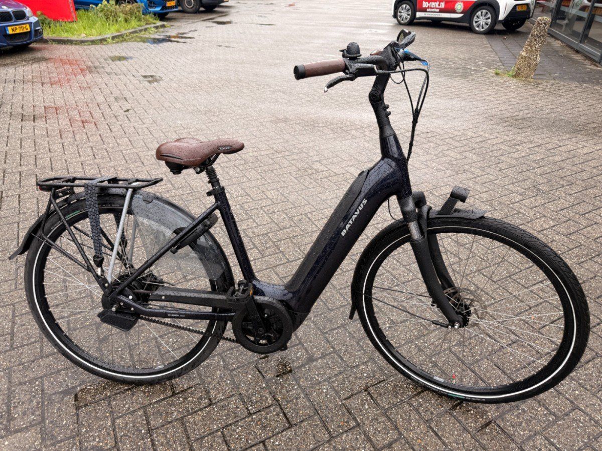 BATAVUS Finez E-go Power Exclusive Plus Lage instap Donkerblauw 48cm 2023 (8713568459822)