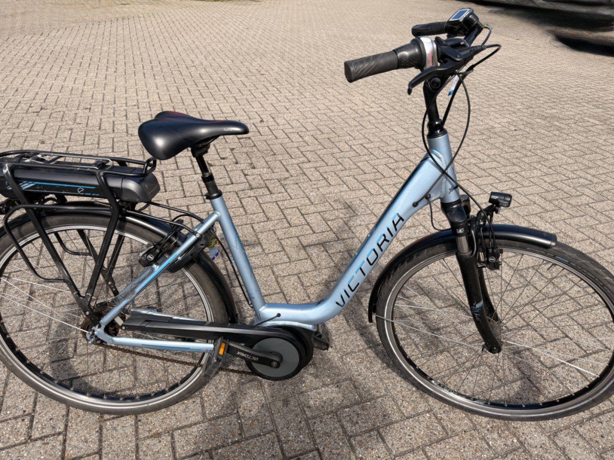 Victoria eTrekking 5.7 SE Dames Silvergrey/lightblue 51cm 2019 (4251507907460)