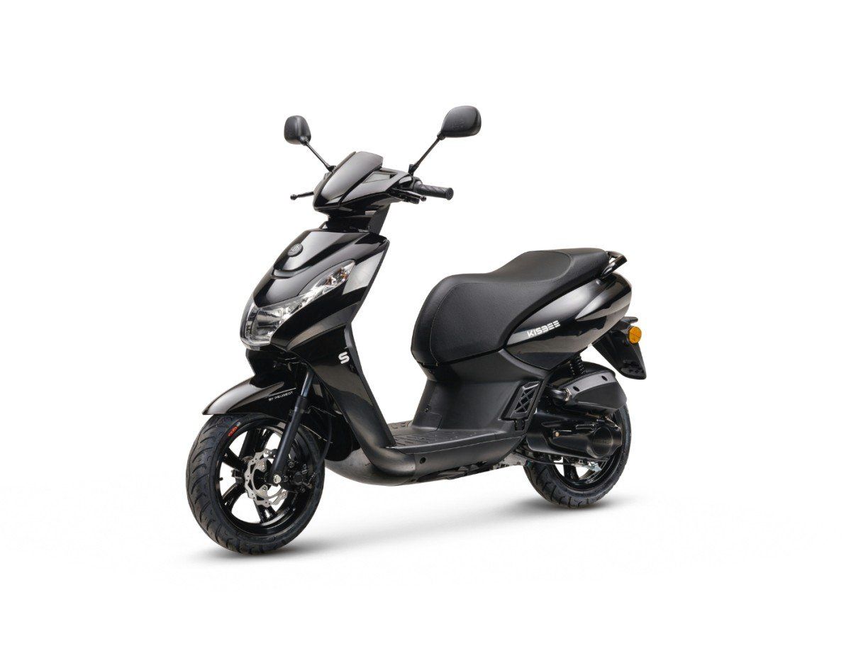 Peugeot Kisbee S 1-cilinder, 4-takt, luchtgekoeld, injectie Pearly black 2026 (F.103412)