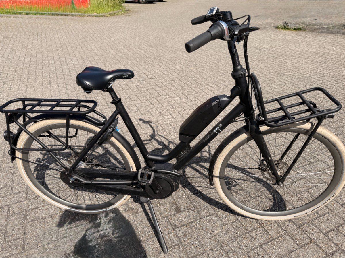 Batavus Quip E-go® Extra Cargo Dames Zwart Mat 55cm 2018 (8713568334914)