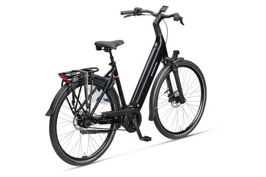 BATAVUS Finez E-Go Power Exclusiv LAGEINSTAP Zwart Glans 48cm 2024 (8713568497091)