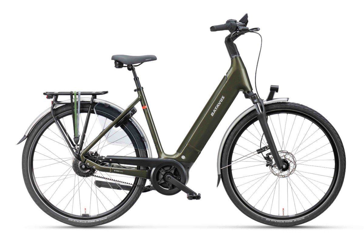 BATAVUS Finez E-Go Power Enviolo LAGEINSTAP Groen Glans 53cm 2024 (8713568497244)