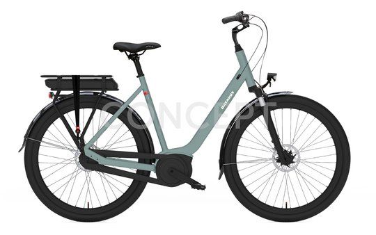 BATAVUS Altura CP 2026 DAMES Grey Turquoise Matt 56cm 2026 (8713568557481)