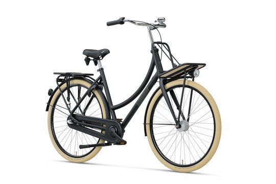 BATAVUS Packd-3 DAMES Zwart Mat 55cm 2025 (8713568420662)