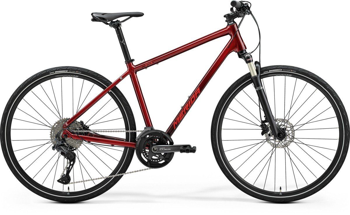 MERIDA CROSSWAY 700 Heren Dark Strawberry Red M 52cm M 2025 (4711256471204)