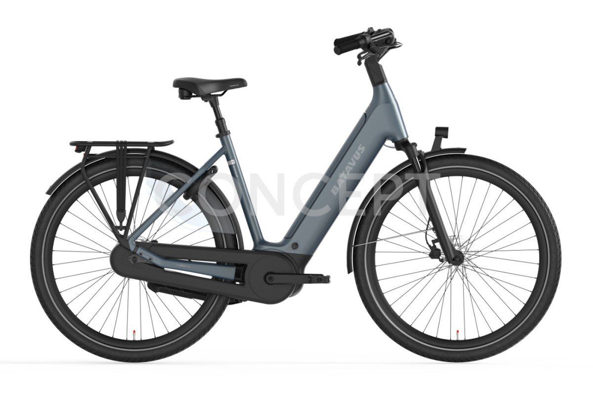 BATAVUS Finez PT 625Wh. Dames Steel Blue Matte 48cm 2026 (8713568557856)