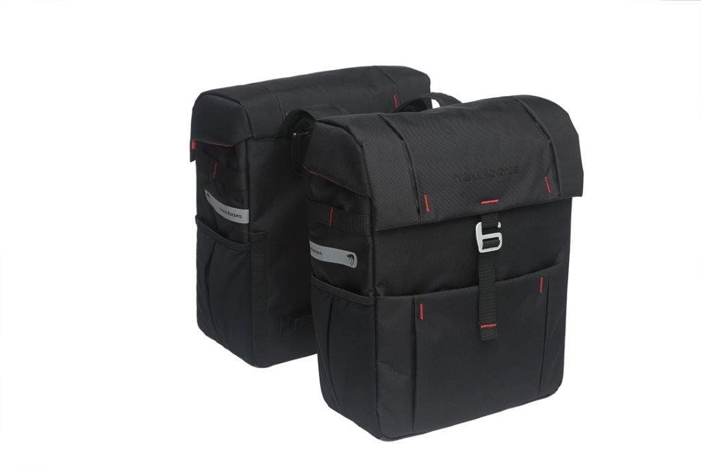 New Looxs fietstas dubbel Vigo black 37L (8714827989289)