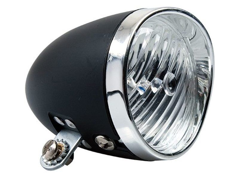 Simson koplamp Classic batterij zwart (8711646207518)