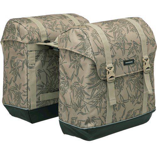 New Looxs fietstas dubbel Alba bamboo sand MIK 42L (8714827983997)