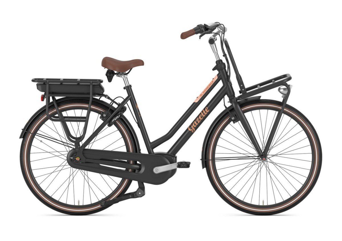 GAZELLE Miss Grace C7 500 Wh 54 Dames Black Mat 54cm 2025 (8717231365823)