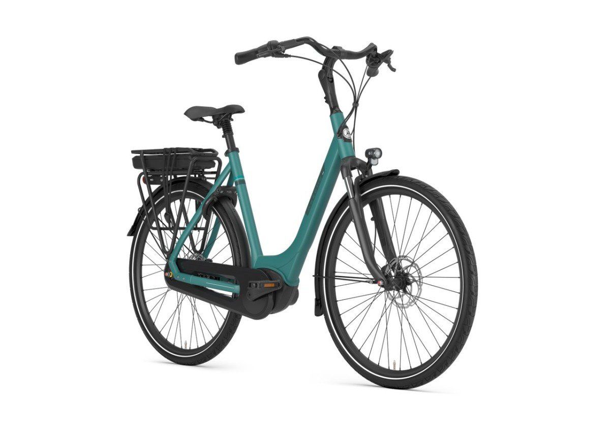 GAZELLE Paris C7+ DN7 57 500 Wh Dames Thyme Green Mat 57cm 2025 (8717231365991)