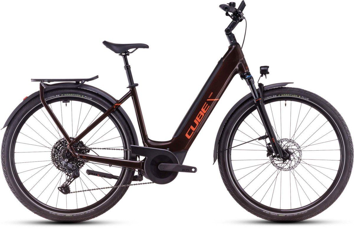 CUBE TOURING HYBRID PRO 625 LAGEINSTAP Cinnamon/orange EE50 EE50 2025 (4054571462138)