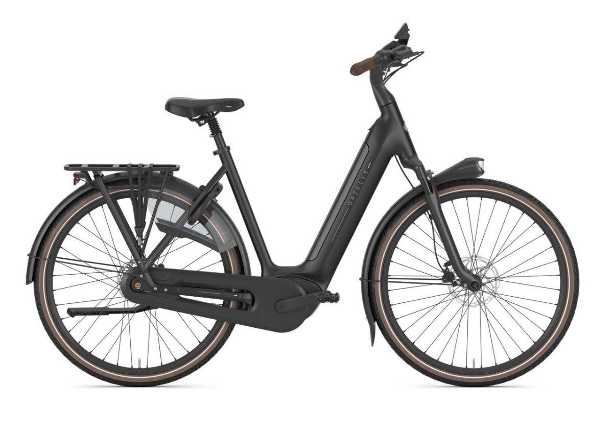 GAZELLE Grenoble C8+ Dames Black Mat 57cm 2025 (8717231004524)