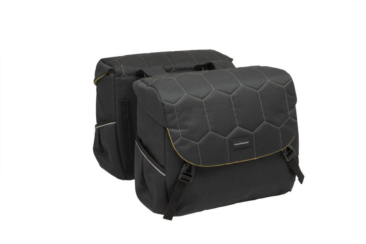 New Looxs fietstas dubbel Mondi Joy Quilted black (8714827983379)