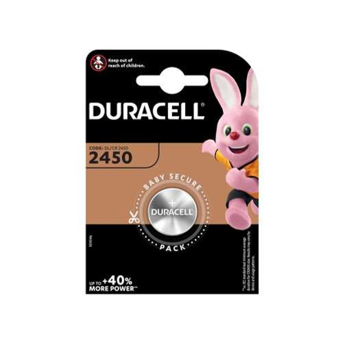 Batterij Duracell CR2450 3V knoopcel (5000394030428)