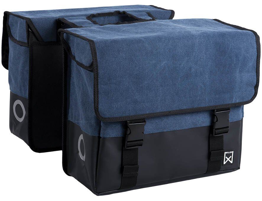Willex Canvas Dubbele Tas + Blauw/Mz Blauw/Matzwart (5425023134290)