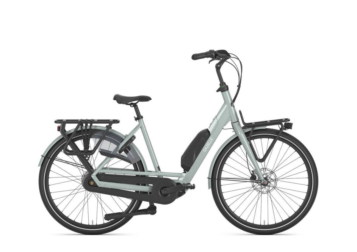 GAZELLE Bloom C7 540Wh Dames Light Olive Glans 53cm 2025 (8717231365175)